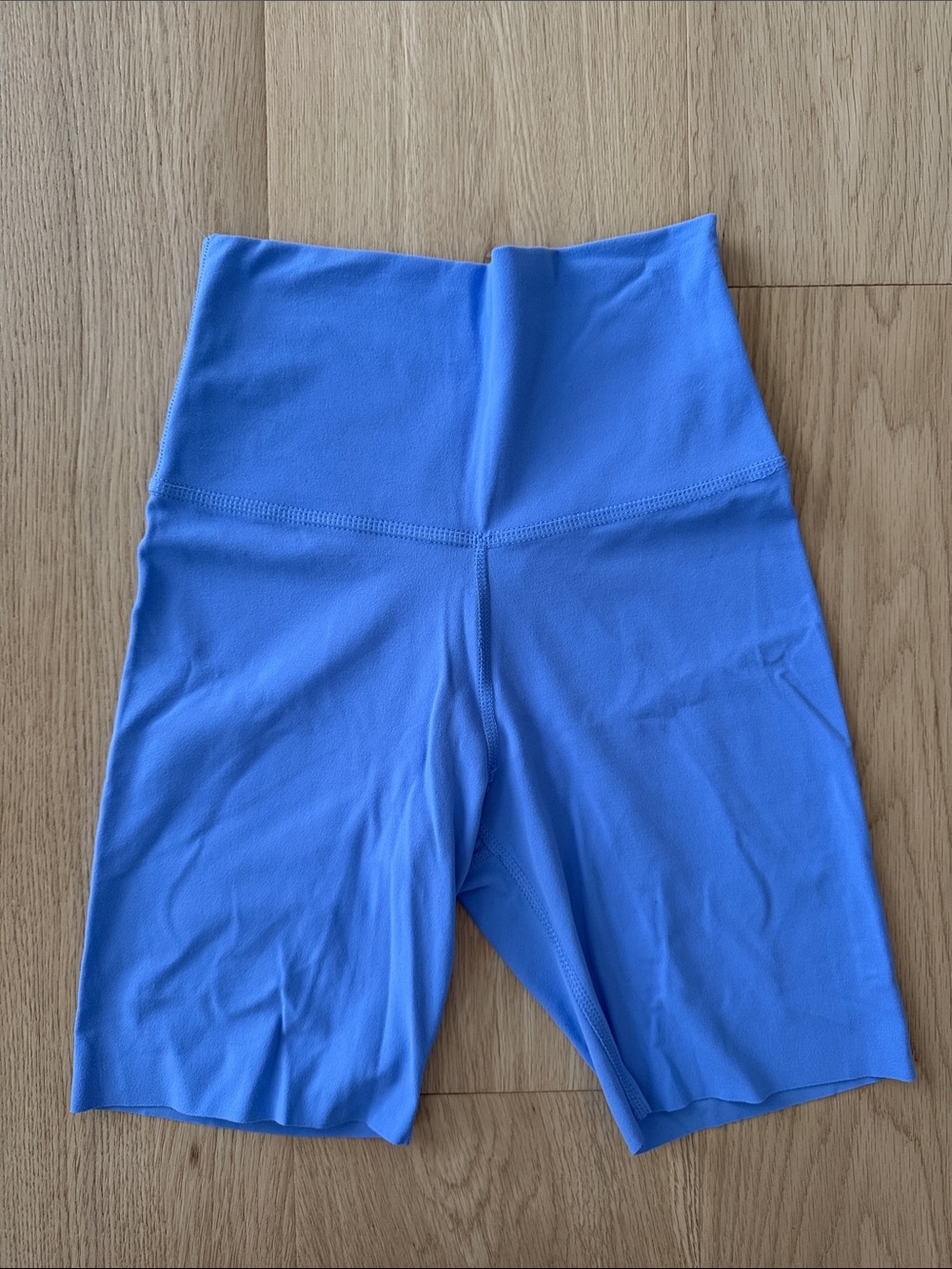 Nike High-Waist Blue Women's Bike Shorts